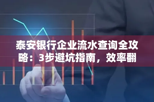 泰安银行企业流水查询全攻略:3步避坑指南,效率翻倍真相揭秘!