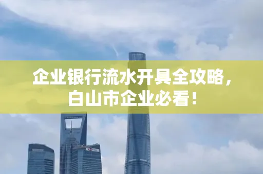企业银行流水开具全攻略,白山市企业必看!