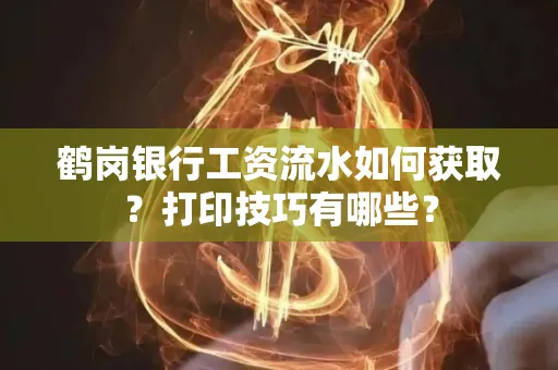 鹤岗银行工资流水如何获取？打印技巧有哪些？