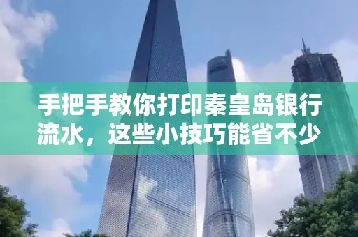 手把手教你打印秦皇岛银行流水,这些小技巧能省不少事