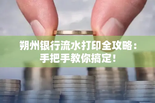 朔州银行流水打印全攻略:手把手教你搞定!
