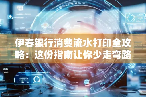 伊春银行消费流水打印全攻略：这份指南让你少走弯路