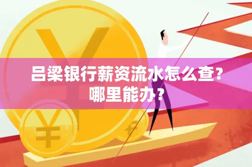 吕梁银行薪资流水怎么查?哪里能办?