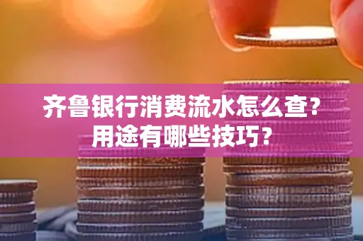 齐鲁银行消费流水怎么查?用途有哪些技巧?
