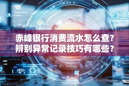 赤峰银行消费流水怎么查?辨别异常记录技巧有哪些?
