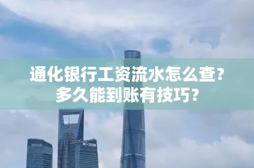 通化银行工资流水怎么查?多久能到账有技巧?