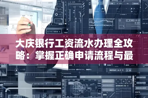 大庆银行工资流水办理全攻略:掌握正确申请流程与最优查询工具