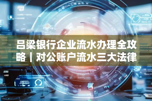 吕梁银行企业流水办理全攻略|对公账户流水三大法律风险须警惕