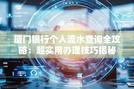 厦门银行个人流水查询全攻略:超实用办理技巧揭秘