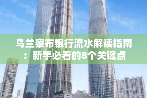 乌兰察布银行流水解读指南:新手必看的8个关键点