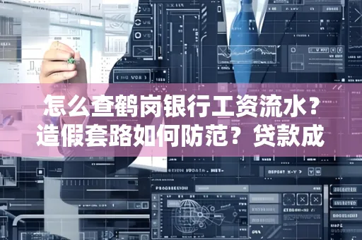怎么查鹤岗银行工资流水?造假套路如何防范?贷款成功率翻倍攻略