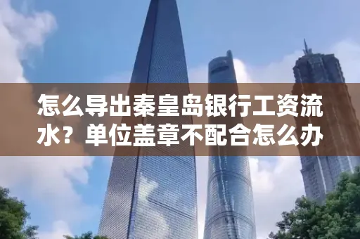 怎么导出秦皇岛银行工资流水?单位盖章不配合怎么办?